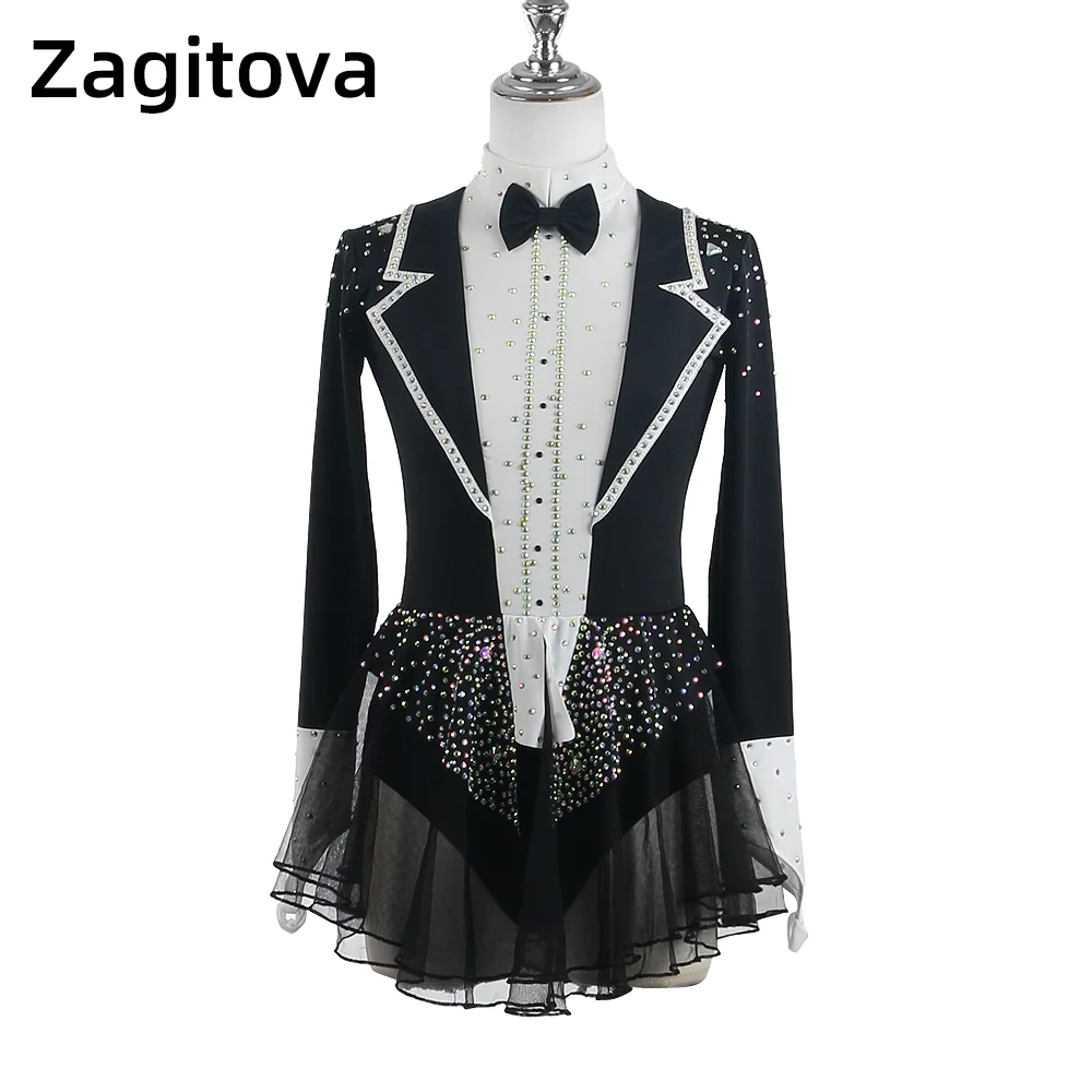 

Платье для фигурного катания Zagitova, женское, для выступлений и соревнований, костюм для девочек
