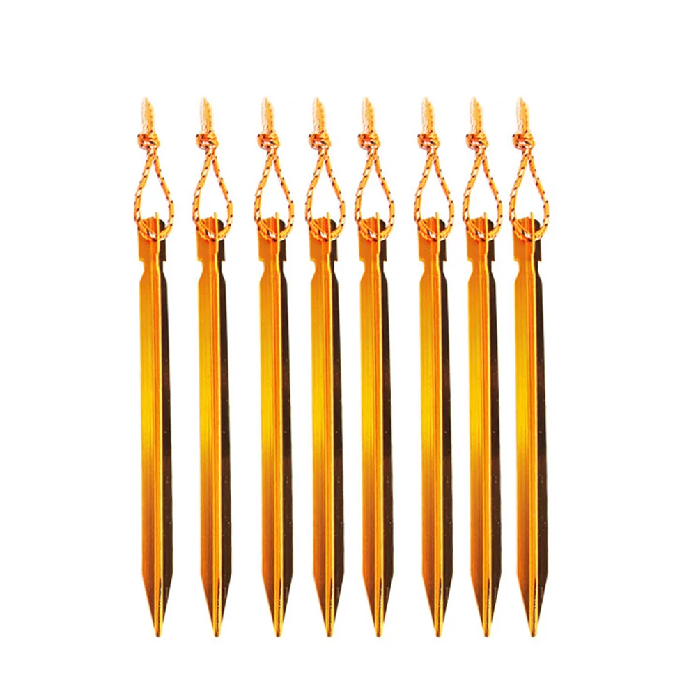 

8 Pcs Tent Pegs Y Beam Design Stakes Aluminium Shape Snow Durable Aluminum