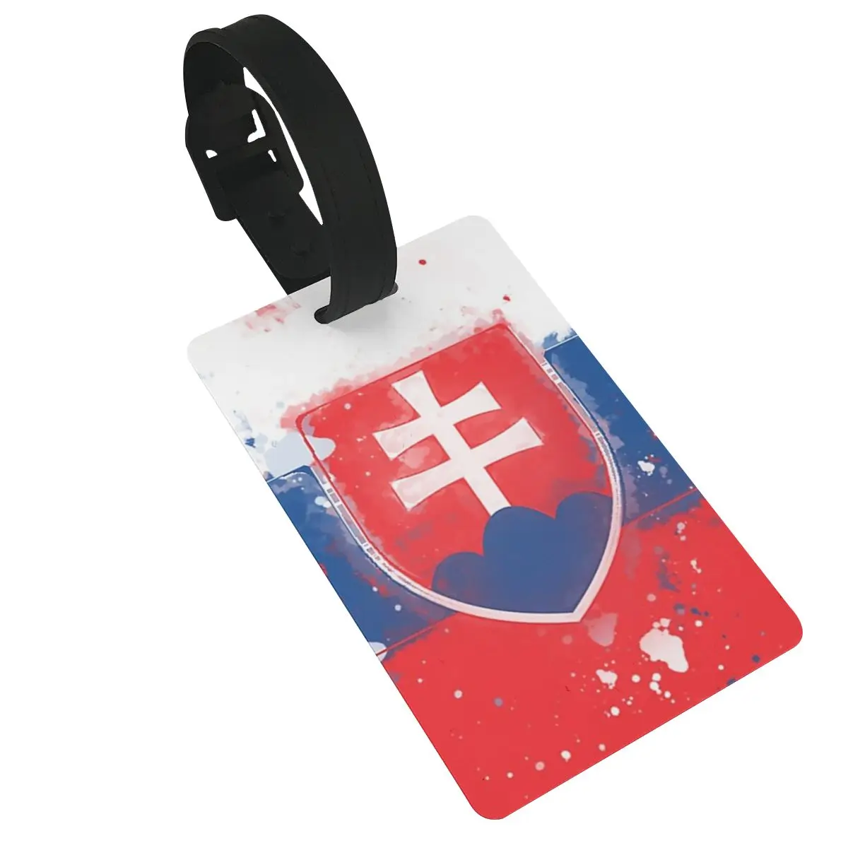 Slovakia Flag Luggage Tags Suitcase Accessories Travel PVC Fashion Baggage Boarding Tag Portable Label Holder ID Name Address