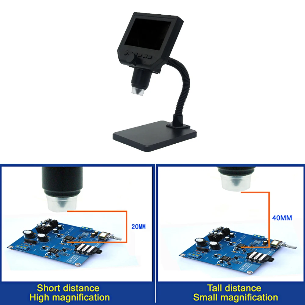 G600 600X Digital Microscope 6MP 4.3 Inch LCD