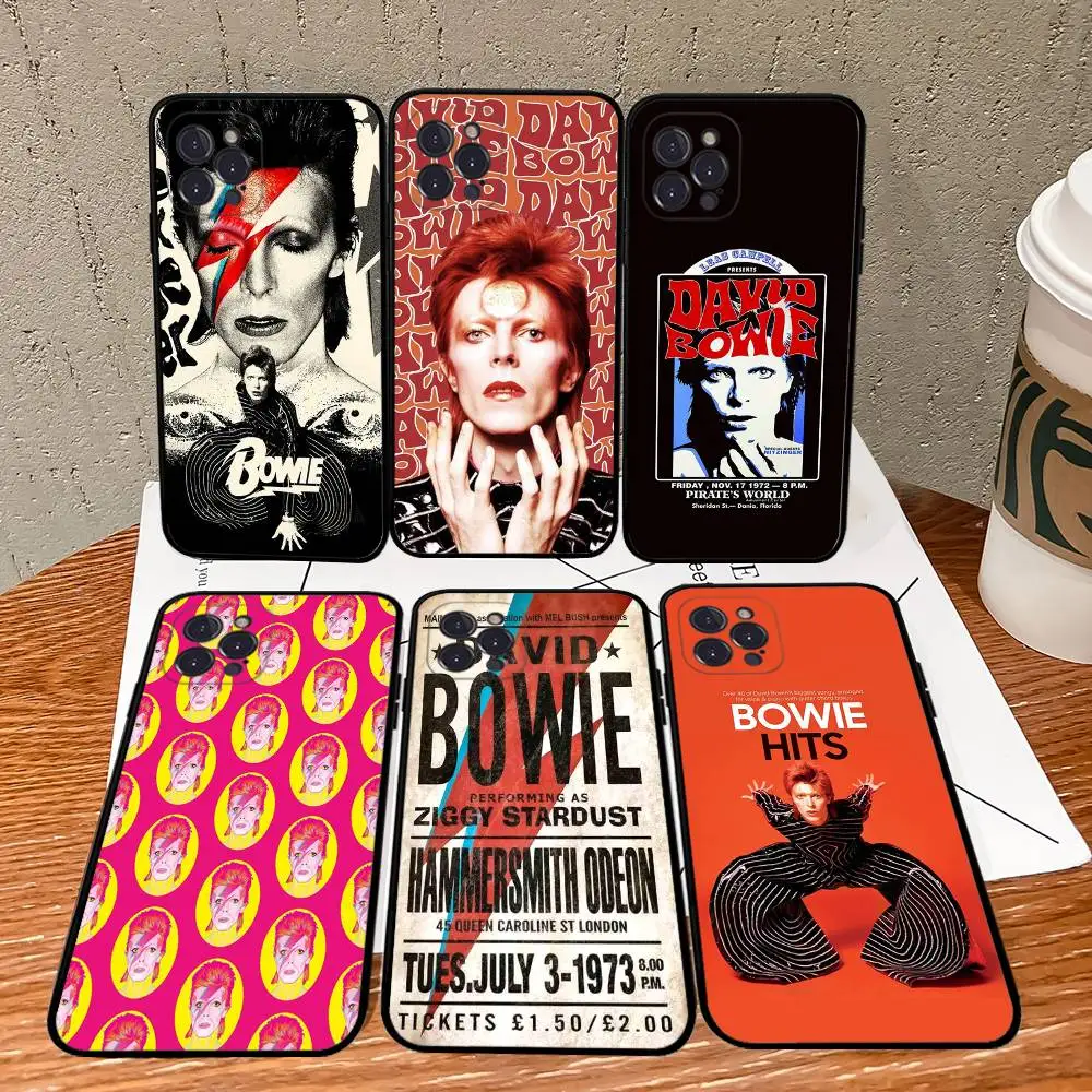 

D-David Singer B-Bowie Phone Case For IPhone 14 Plus 13 Mini 11 16 15 17 Pro Max Protection Shockproof