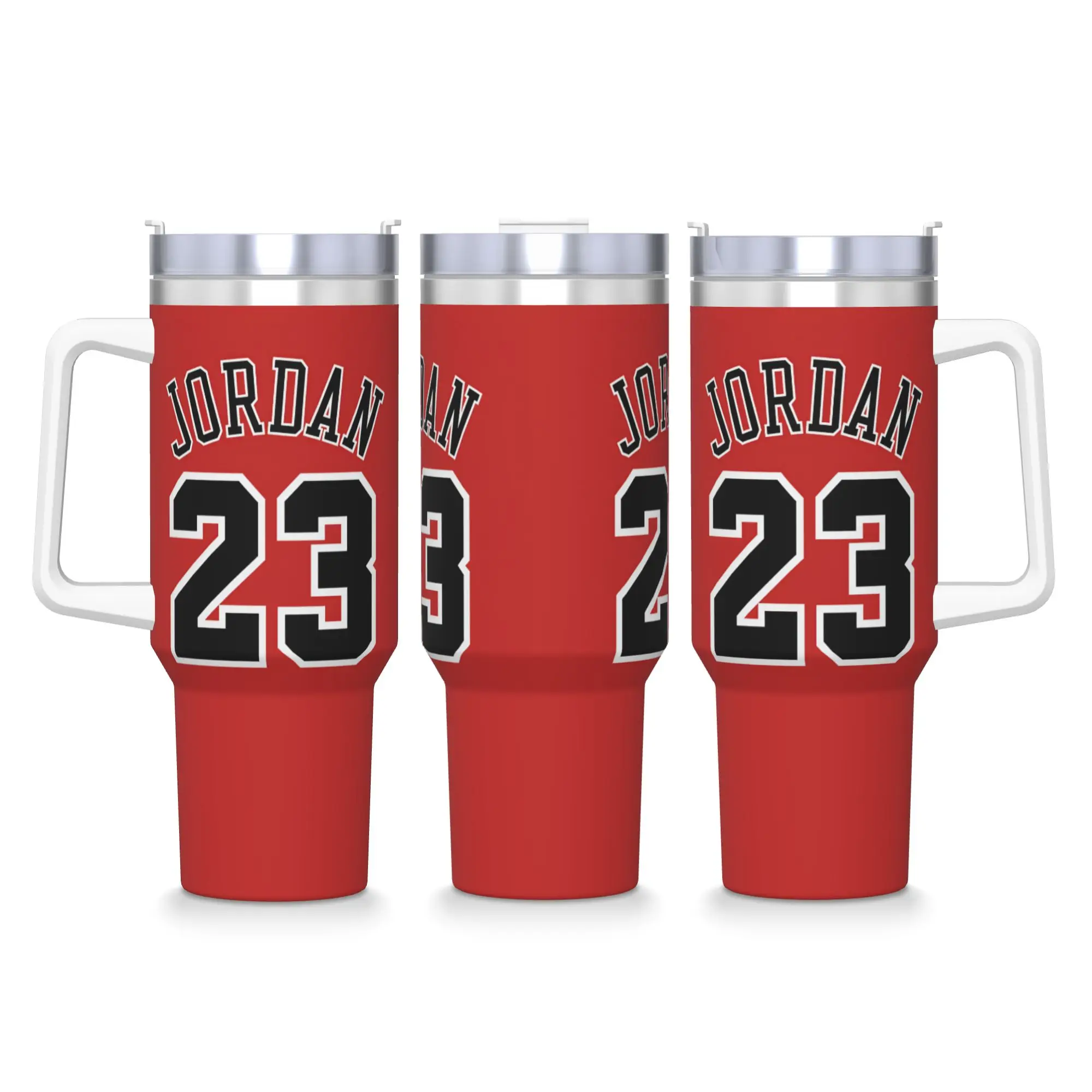 Vaso Térmico de Acero Inoxidable con Diseño de Michael Jordan, para Bebidas Frías y Calientes, Personalizable