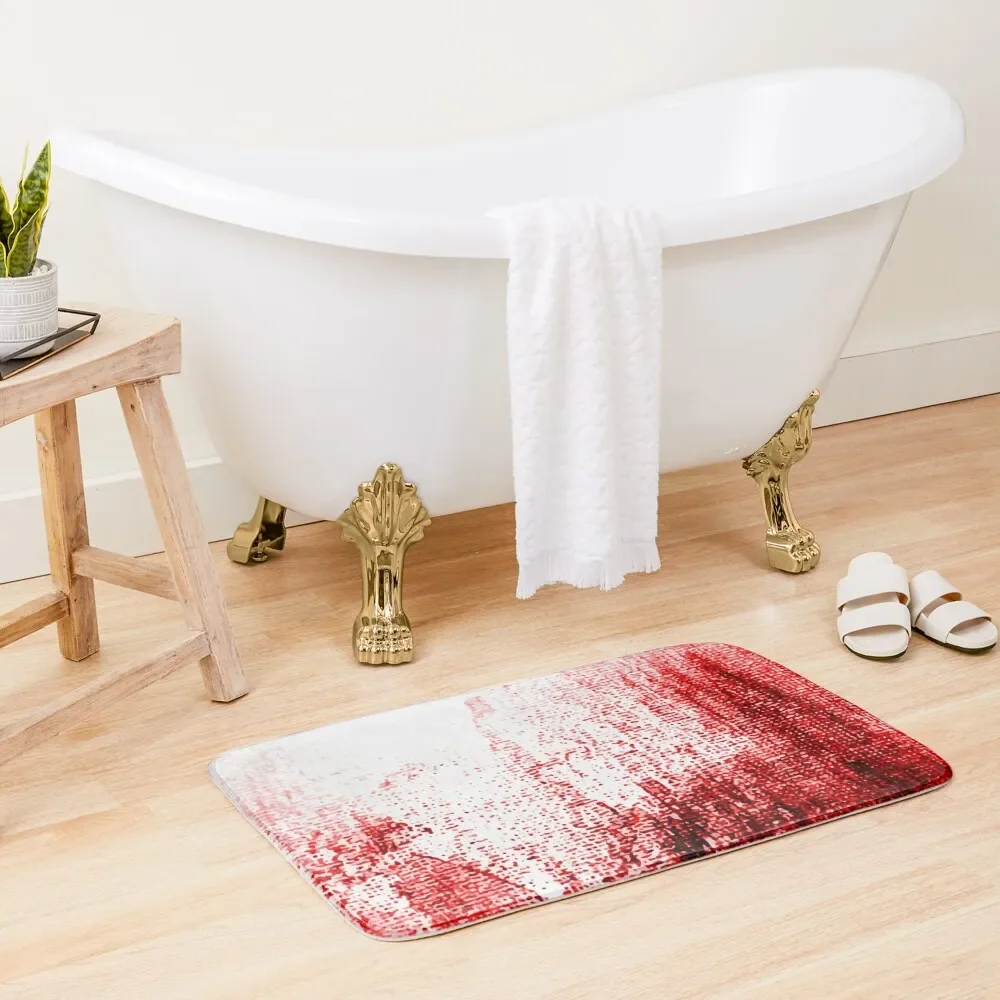 

Abstract Bloody Pattern Bath Mat DoorEntrance Door Bathtub Anti Slip Carpet Bathrooms Mat