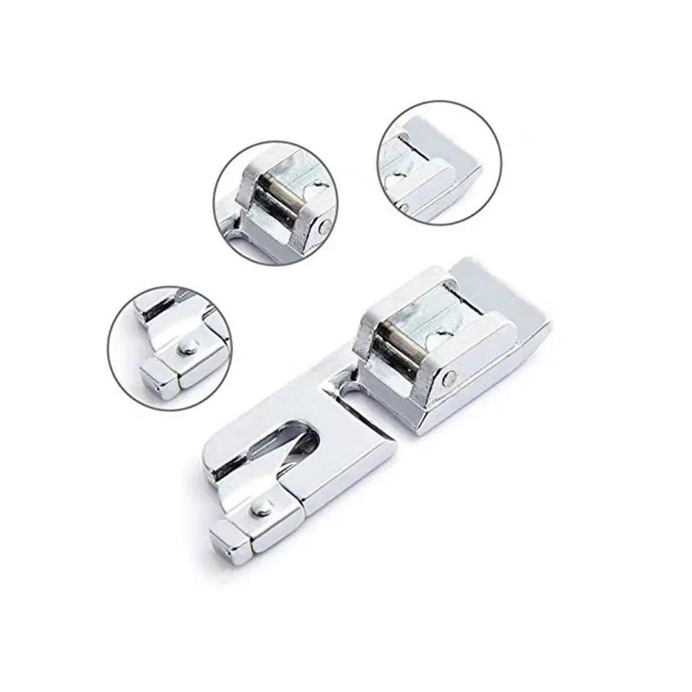 

Направляющая лапка для машинки для шитья с узким подгибом 3 мм – подходит для всех машин с низким штоком, крепление Snap-On, Singer*, Brother, Janome