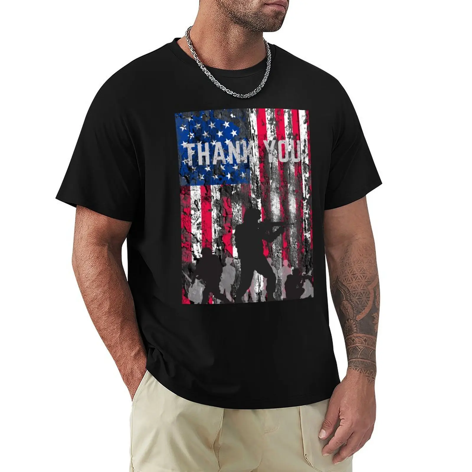 Thank You T-Shirt Big and Tall Short Sleeve Tee
