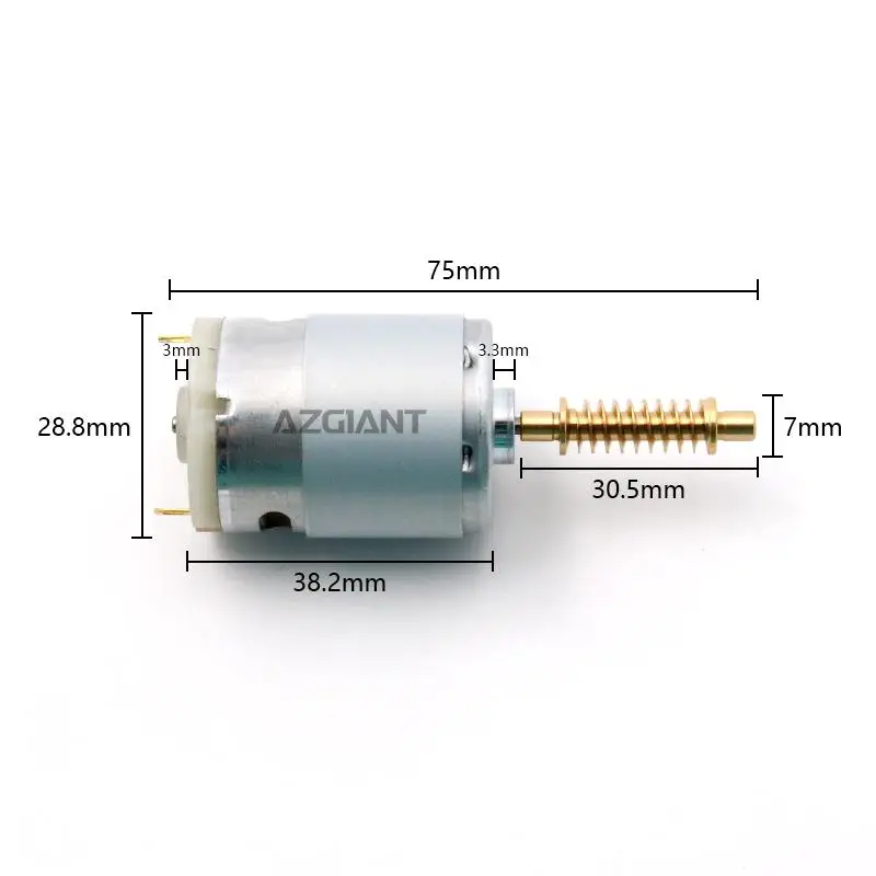 AZGIANT Low Noise Car Steering Column Lock Motor 12V FC-380 Car Accessory for 2002-2012 Land Rover Range Rover VOGUE L322