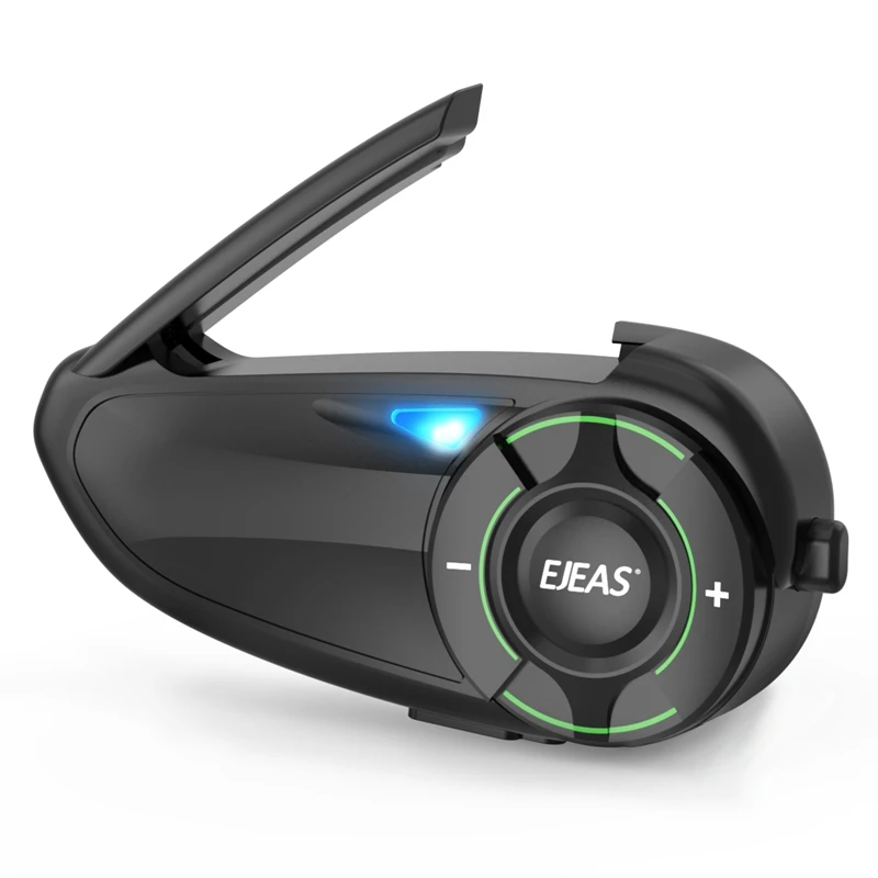 EJEAS Q8 Interfono Bluetooth per Moto con Connessione Mesh