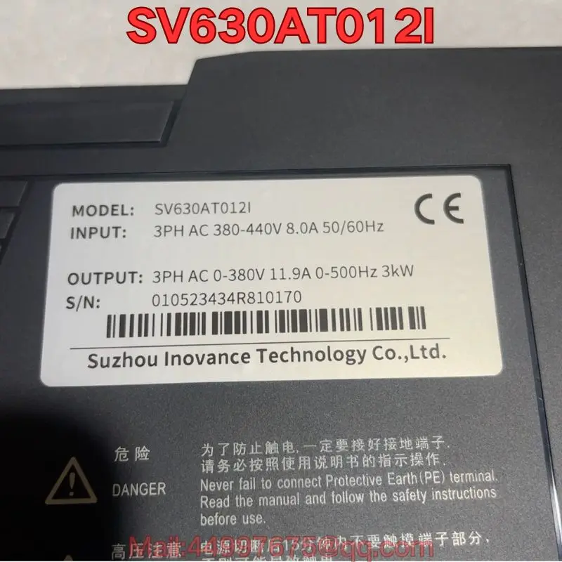Second-hand SV630AT012I servo drive function test is normal The latest quotation for 2026