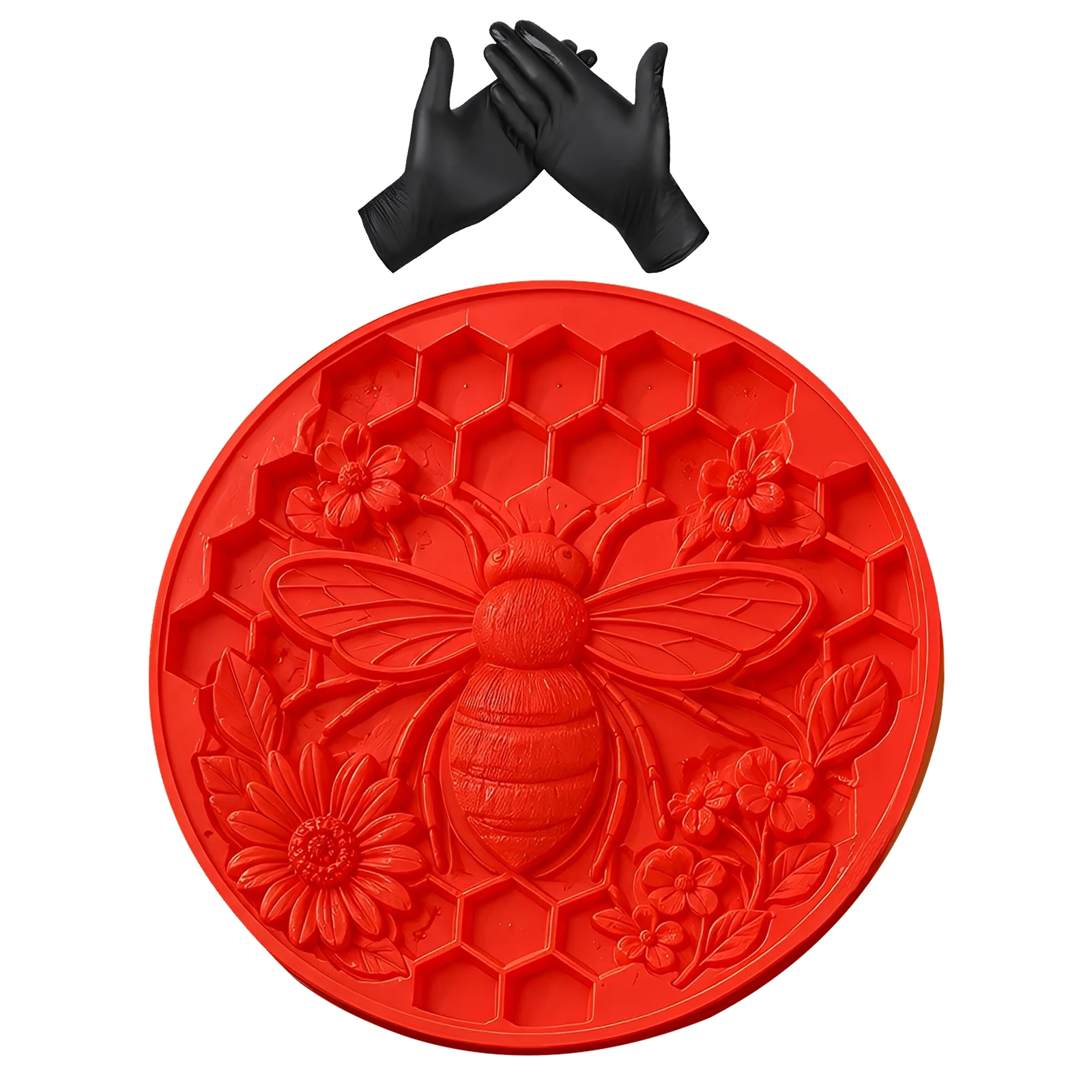 Outdoor Garden Molds Reusable Silicone Stepping Stone Concrete Casting DIY Pathway Paver