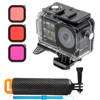 Waterproof Housing Case for DJI OSMO Action 3 4 Underwater Diving Protective Shell 40M with Bracket Accessories