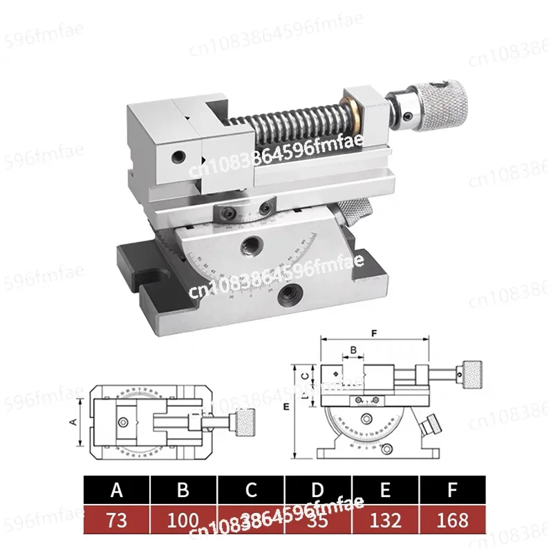 3 Inch High Precision Universal Grinder Precision  Screw Sine Slope Adjustable Angle Screw Tool High Precision