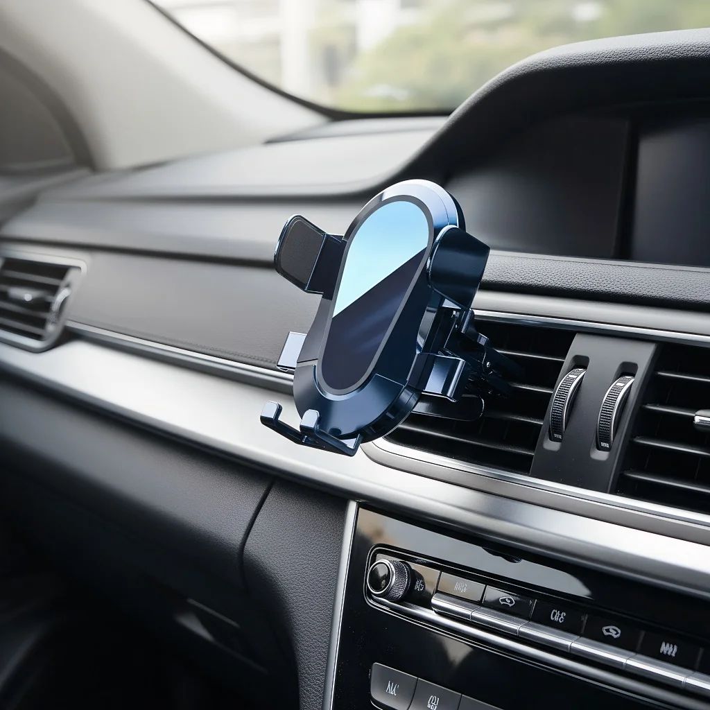 

Автомобильный держатель для телефона с автоматической блокировкой, гравитационная подставка для вентиляционного отверстия — совместима с iPhone, Xiaomi и Samsung