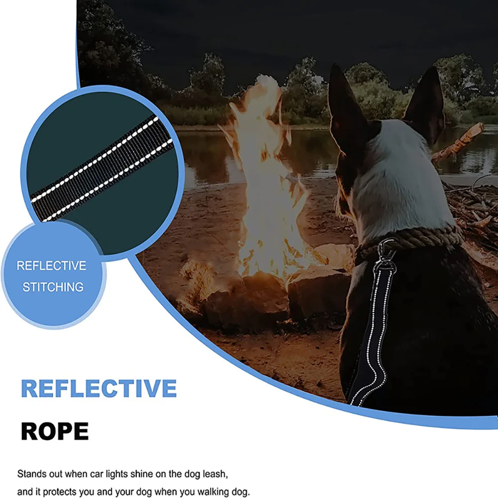 Robuste Bungee-Hundeleine, 4-in-1-Multifunktions-Trainingsleine mit Autositzgurt, Hundezubehör, Hundeleine für mittelgroße Hunde – Detail 12