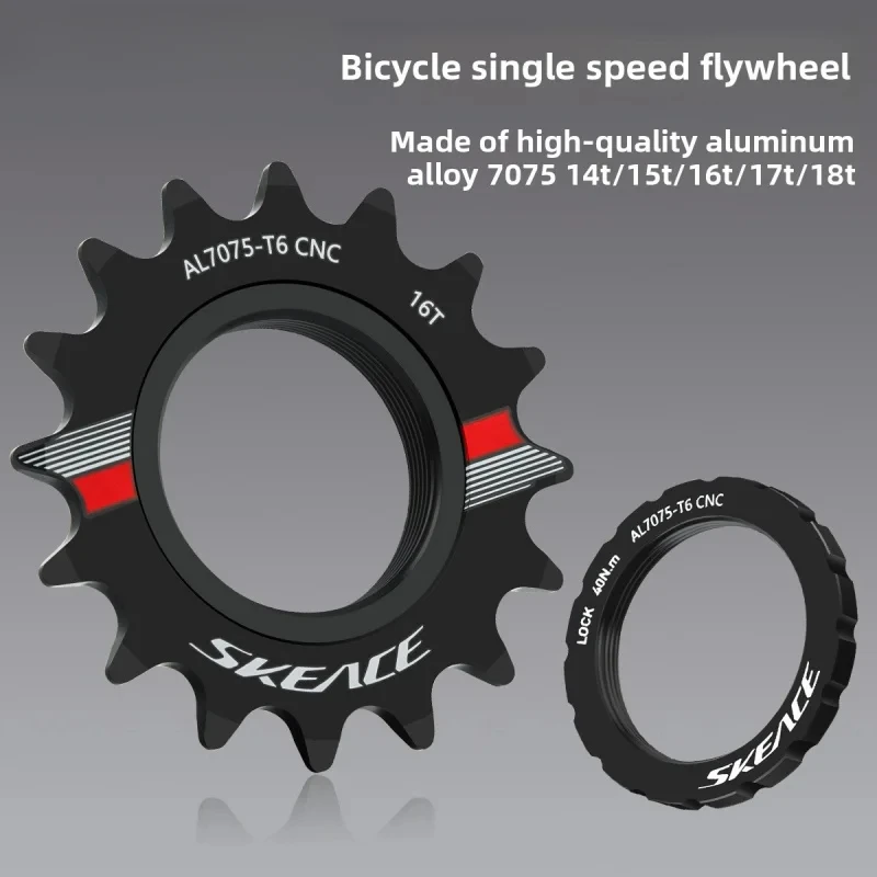 

ApplicableSKEVCEFixed Gear Bike Single Speed Flywheel14/15/16/17/18THigh-quality aluminum alloy flywheel ultra-light model