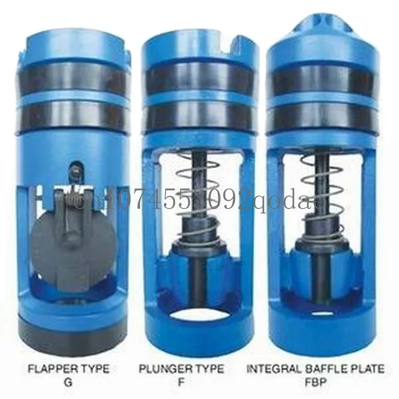 Drill pipe float valves for oil drilling, plunger and baffle type