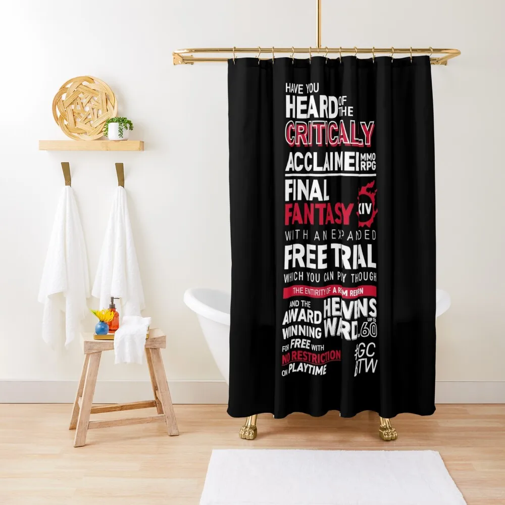 

Great Community by the way GCBTW Promo | MMO FF14 FFXIV Shower Curtain Bath Curtains