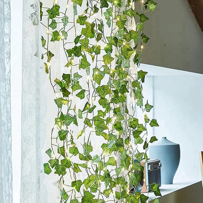 Solar Rattan Decoration Light String Outdoor Rattan Decorative String Light Garden Courtyard Wall Decoration Light String 2M