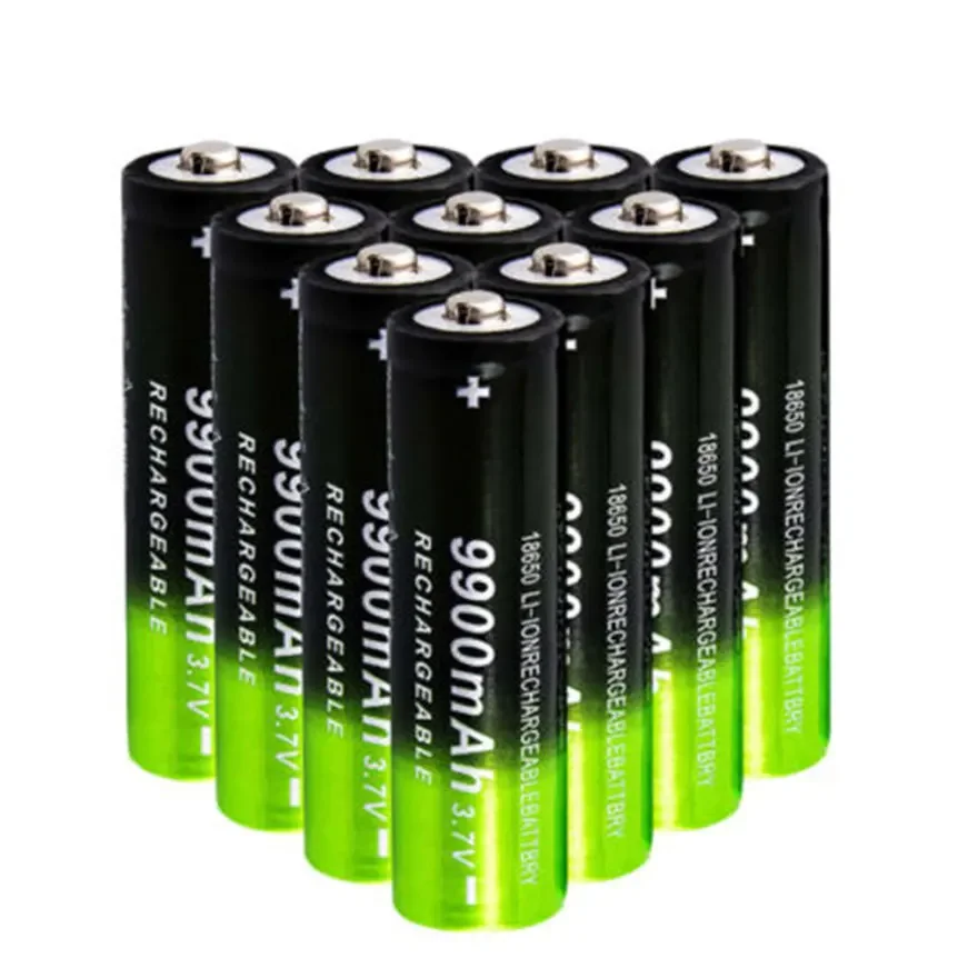 18650 9000mAh 3.7V Rechargeable Li-ion Battery Replacement Parts for Flashlight Torch Lighting Devices and Portable Lighting