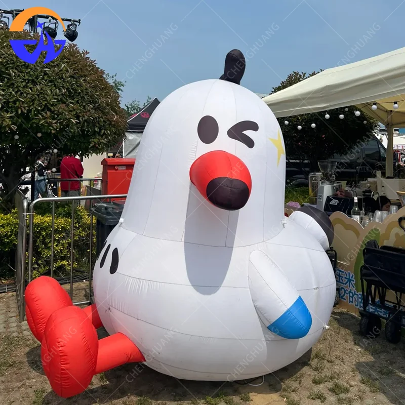 

Надувная модель чайки на заказ, декоративный реквизит в виде животного для рекламных мероприятий, торговых центров и открытых пространств