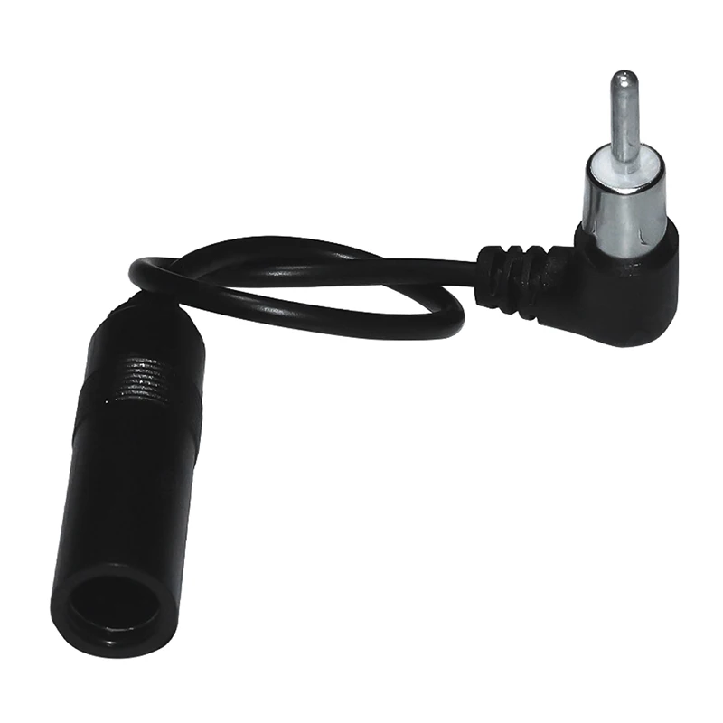 Car Stereo Audio Radio Antenna Adapter Vehicle FM Radio Aerial Extension Car General Elbow Antenna Male To Female Plug Cable view 5