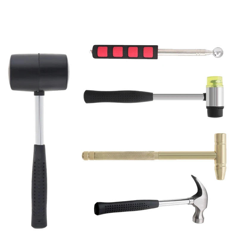 Multifunction Rubber Mallet Telescopic Empty Drum Hammer Titanium  Hammer Carpentry Martillo Construction Manual Tool Woodwork