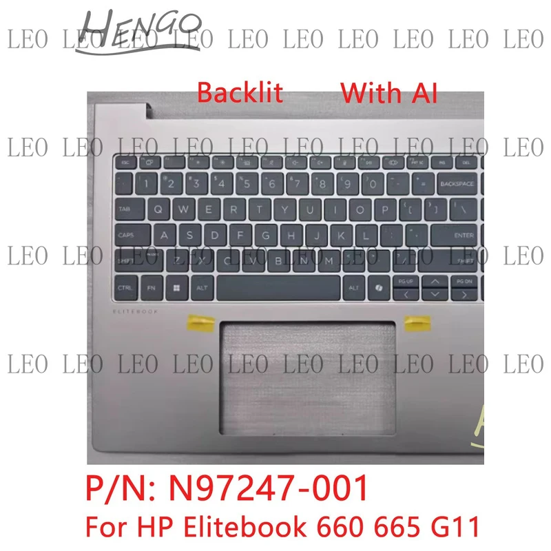 

SS N97247-001 New For HP EliteBook 16 660 G11 Palmrest C Cover + Backlit Keyboard
