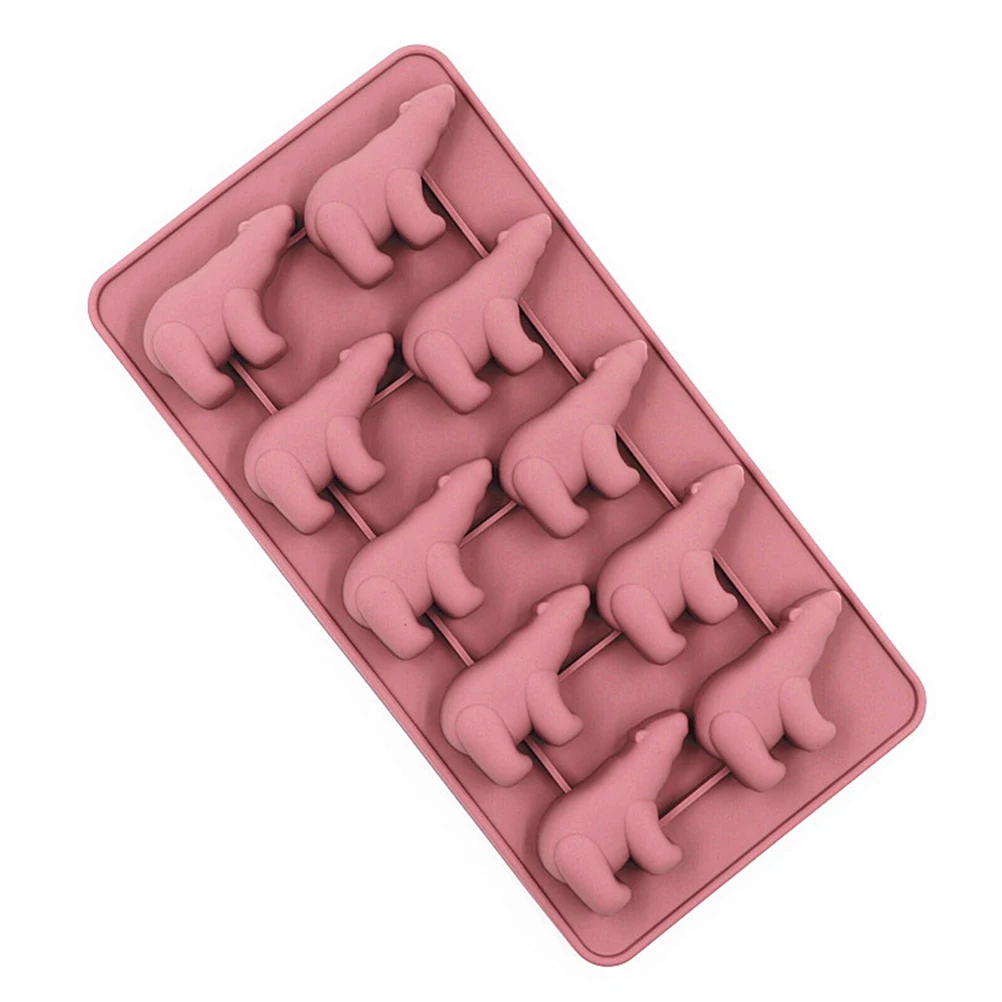 

Ice Cube Mold Silicone Polar Bear Shaped Diy Ice Cream Maker Freezer Tray Non-Stick Kitchen Tool For Drinks Yogurt Candy