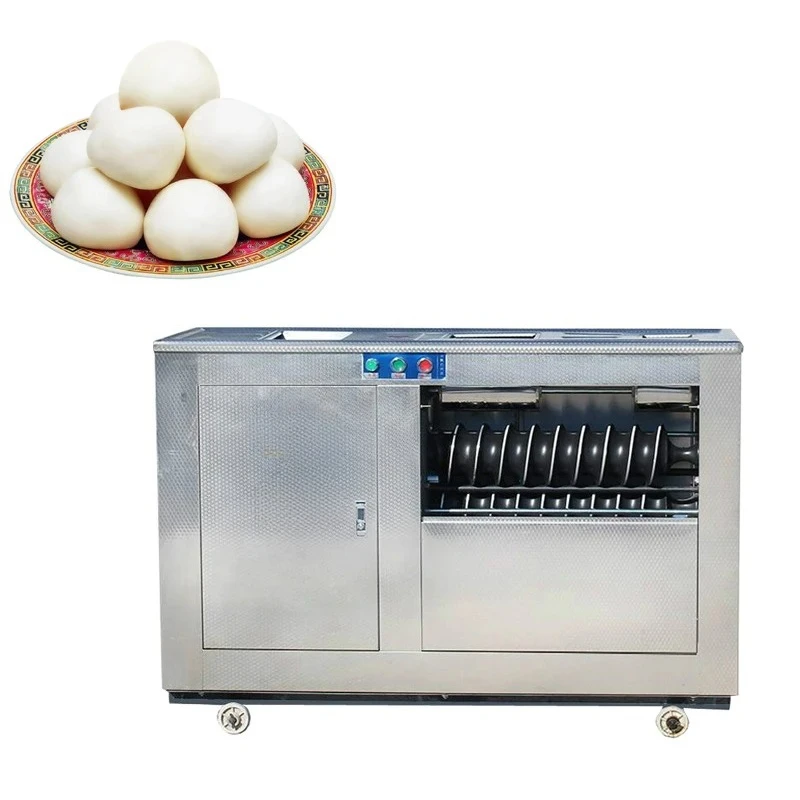 Round Shape Steamed Bun Forming Ball Rolling Bread Dough Making   Machine