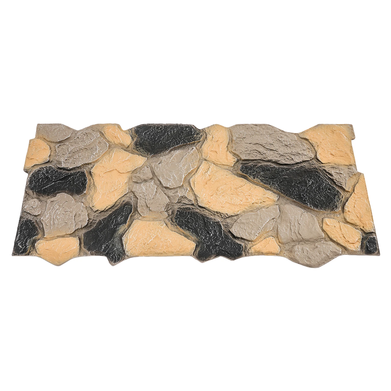 3D Faux Stone Wall Panel PU Lightweight Waterproof Decorative Wall Cladding Easy Install Indoor Outdoor Home DIY Decor