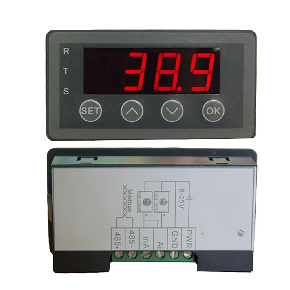 LED Digital Panel Meter Adjustable Display Parameter Digital Display Meter For 0-10V 2-10V 0-20mA 4-20mA For Analog Input