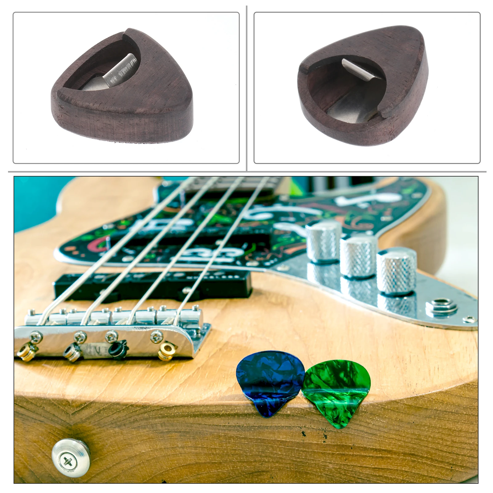 

Guitar Guitar Heart-shaped Guitar Paste Box Guitar for Standard Pick