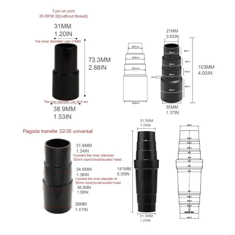 F92F Универсальный вакуумный чистящий шланговый набор для адаптерных наборов наборов набора набора набора наборов