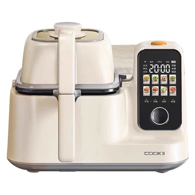 Cooking Robot Multifunctional 3L Large Capacity Intelligent Cooking Machine Can Be Used as a Household Automatic Cooking Pot