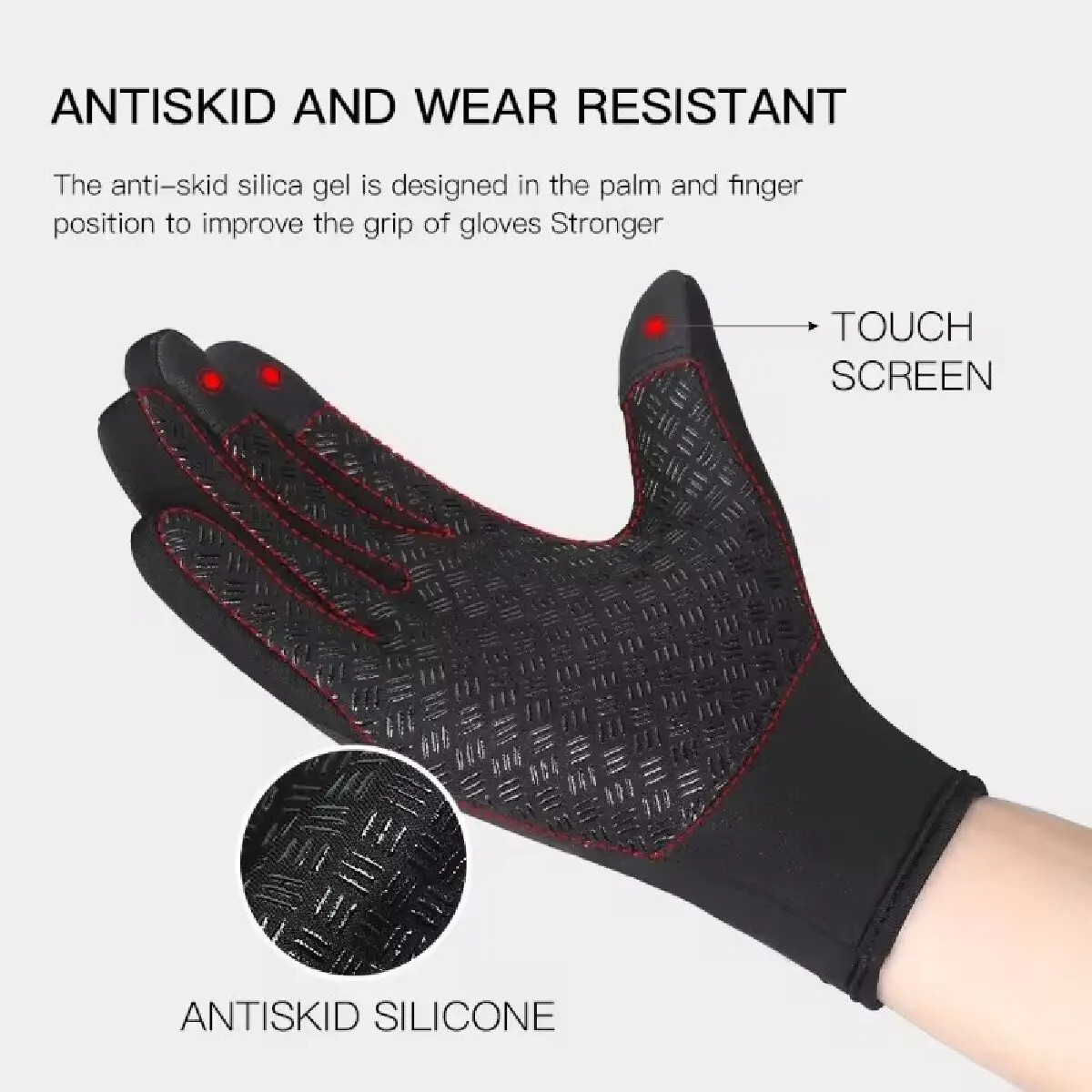 Thermal Winter Gloves For Men Women Touchscreen Warm Outdoor Cycling Driving Motorcycle Gloves Windproof Non-Slip Womens Gloves