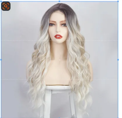 Natural Split Design, Facial Contouring, Daily Commuting, Photography, Full Set, Full Wig, Women's Style