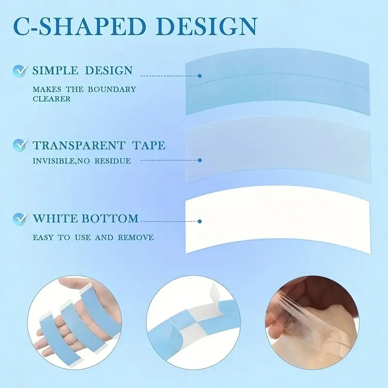 

36Pc Hair Extension Tape 5Shape Supertape Lace Wig Tape Ultrathin Waterproof Replacement Adhesive Hair Tape For Toupee/Lace Wigs