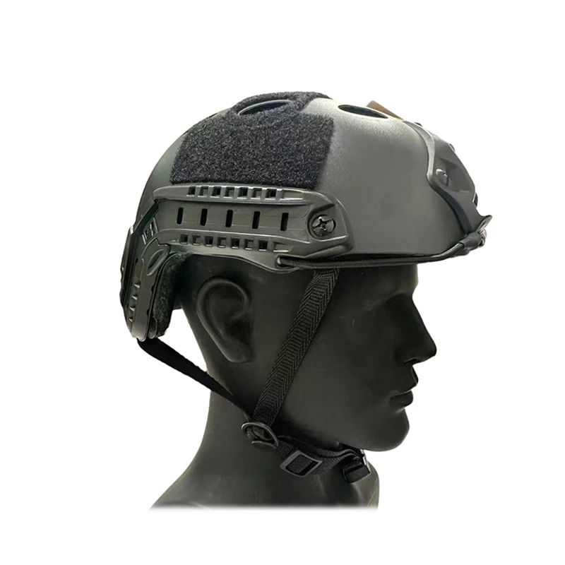 Fast PJ protective helmet with adjustable knob, thick ABS CS Outdoor airsoft climbing riding head circumference 55-60 cm