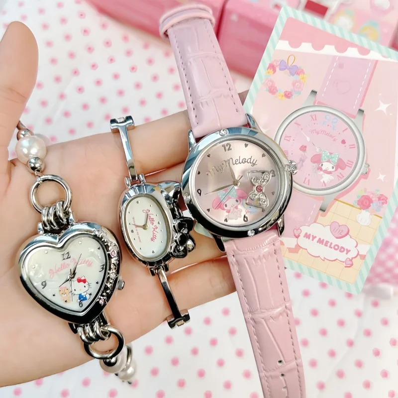 New Sanrio Characters My Room Series Watch Blind Box Cute Cartoon Wristwatch For Women Valentine'S Day Girls Gift Collectible view 4