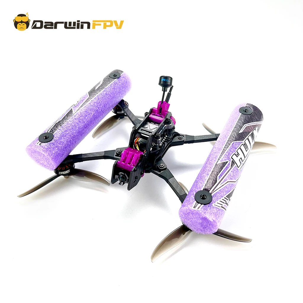 

DarwinFPV HULK Waterproof Cinematic FPV Drone F411 5Inch 45A AIO 5.8G 40CH Built-in ExpressLRS 2.4GHz Receiver 4S / 6S Version