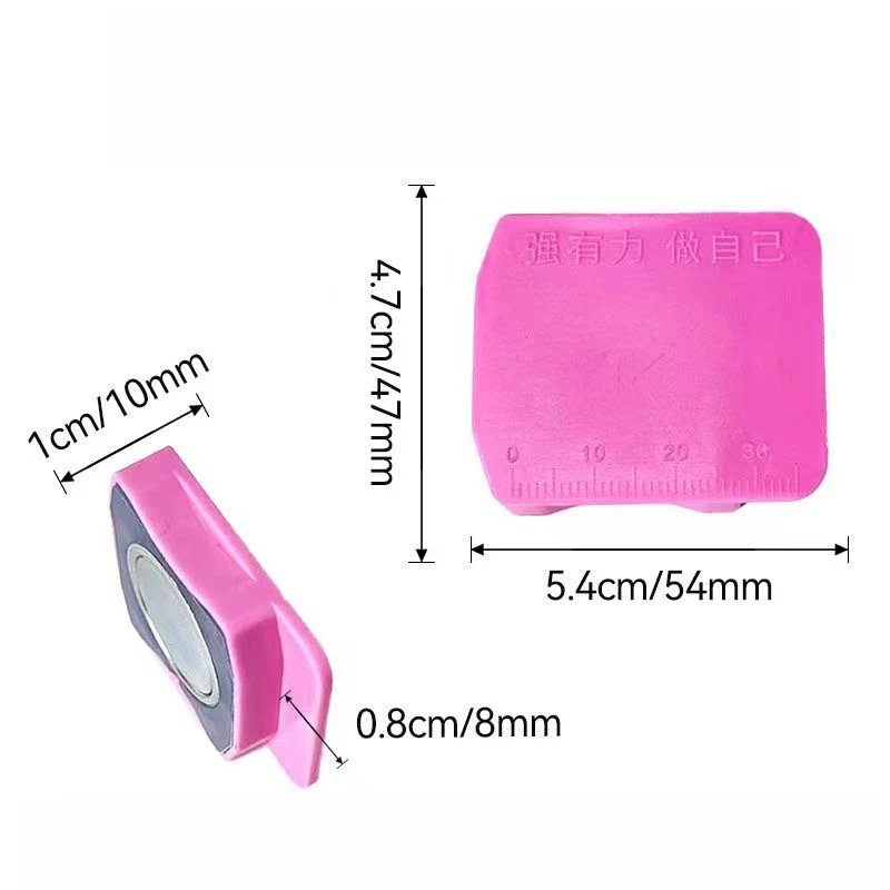 قفل خياطة الملابس ماكينة خياطة الملحقات الجديدة متعددة الوظائف البلاستيك مقياس المغناطيس مقياس الحافة مكافحة الشباك الموضع #4