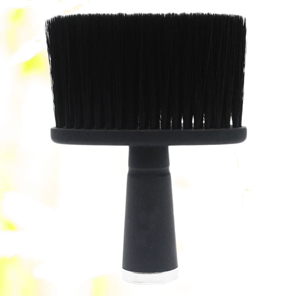 

1 pc Fiber Black Professional Cleaning Tool For Barbershops Salons Durable Non-Shedding Bristles Sweeping Fiber Hair Sweeping