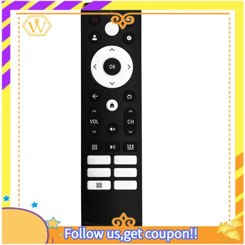 A01K-1 Uds ERF3S90H Control remoto reemplazar negro para Hisense Smart TV 50A6H 50A65H 43A6H 43A65H