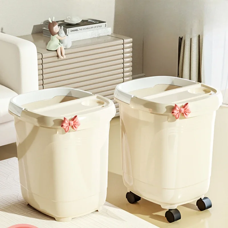 Foot Soaking Bucket For Household Use Leg Washing Tub High Depth Container For Heel Bath Sole Fumigation Winter Insulation