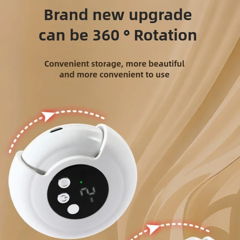 Coupe-ongles électrique pour bébé, coupe-ongles rotatif 2 en 1, 360 °   Coffre-fort anti-éclaboussures à rotation pour enfants et adultes