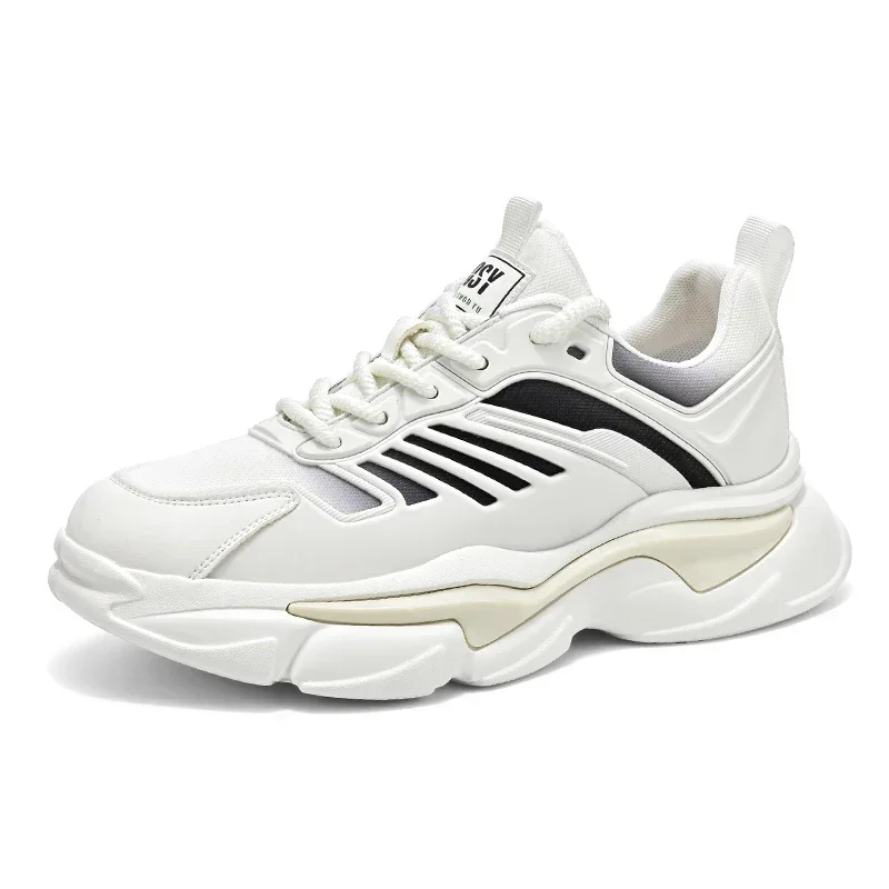 

Thick soled mesh dad shoes, casual sports trendy shoes, men's motorcycle shoes