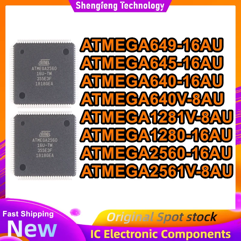 ATMEGA649-16AU ATMEGA645-16AU ATMEGA640-16AU ATMEGA640V-8AU ATMEGA1281V-8AU ATMEGA1280-16AU ATMEGA2560-16AU ATMEGA2561V-8AU New