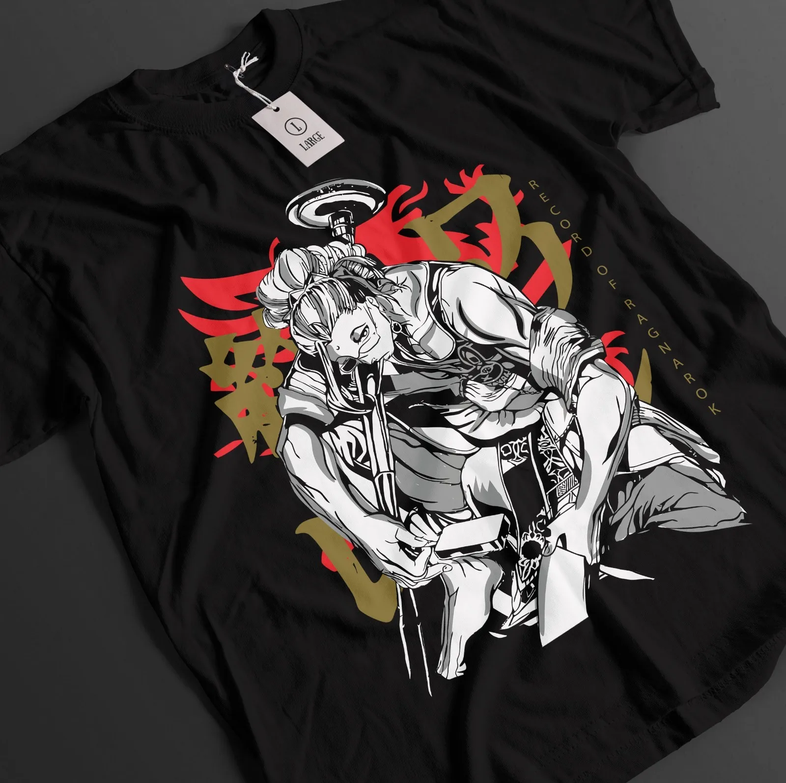 Record Of Ragnarok Shirt Jack The Ripper Tshirt Buda T-Shirt Adam Top Anime Tee