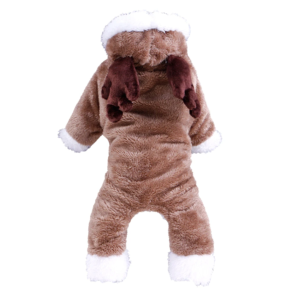 

Pet Autumn and Winter Clothing Dog Dress Clothes Rabbit Costume Jacket with Hat