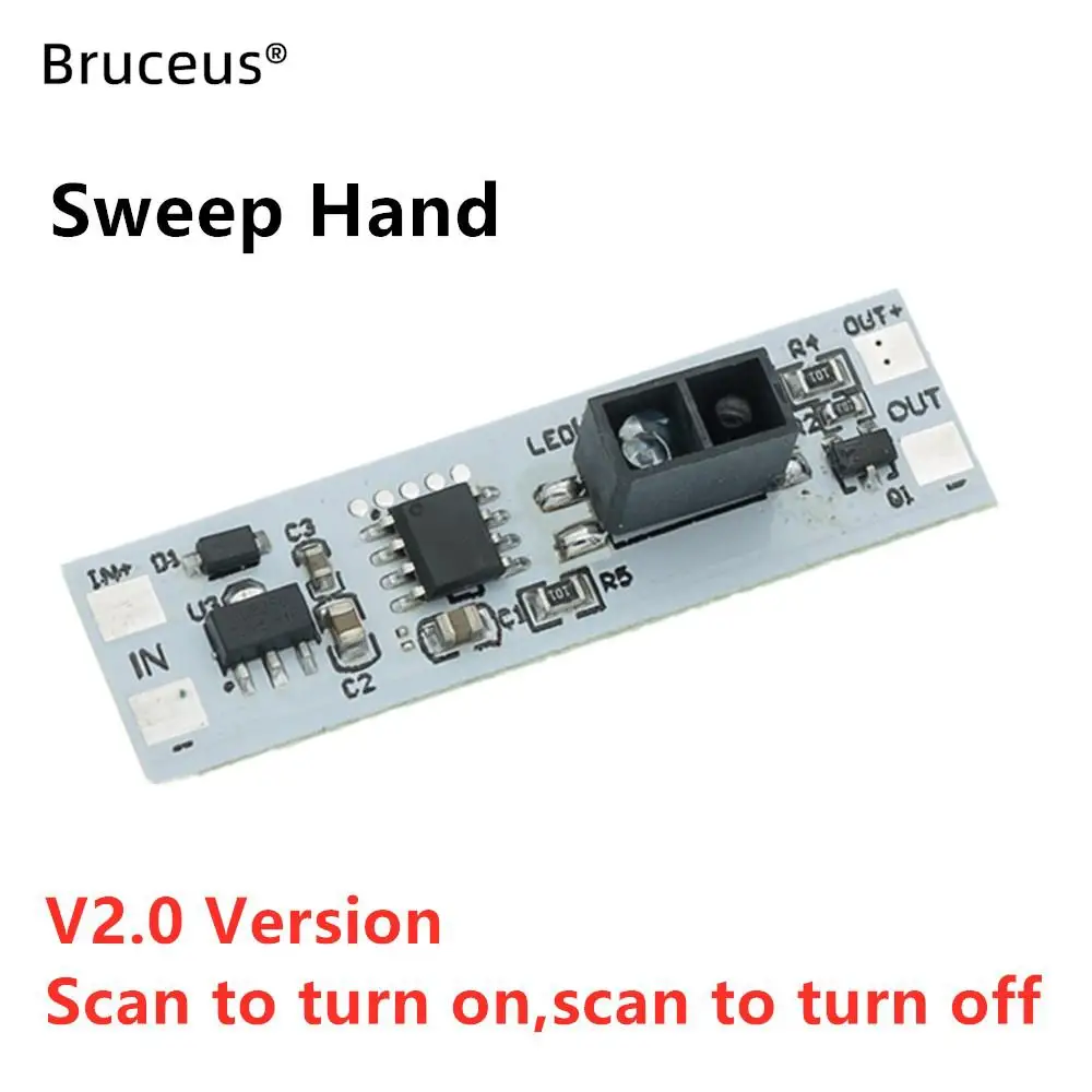 36W 3A Constant Voltage Short Distance Scan Sensor Sweep Hand Switch Module  for Auto Smart Home Compatible XK-GK-4010A