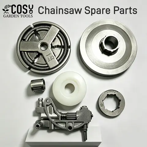 Clutch Sprocket Rim Oil Pump Drum Worm Gear Bearing Kit for Chinese 4500 5200 5800 45Cc 52Cc 58Cc Chainsaw Spare Parts
